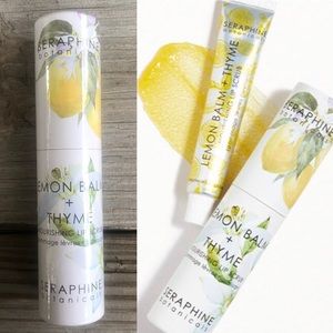 SERAPHINE BOTANICALS Lemon Balm + Thyme Nourishing Lip Scrub